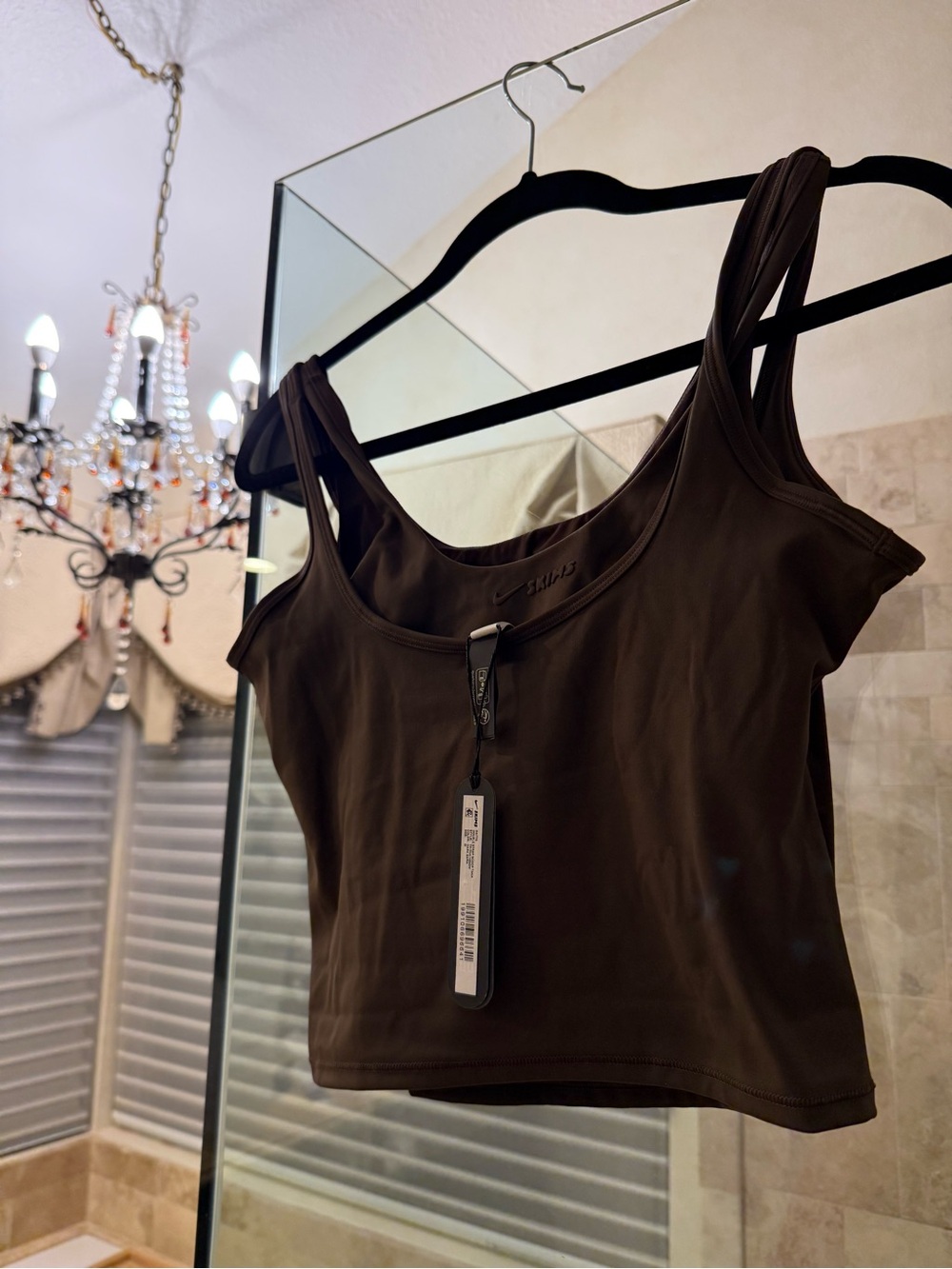 SKIMS Double-Strap Cropped Camisole - Brown